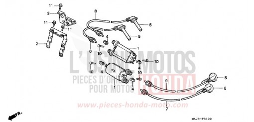 BOBINE D'ALLUMAGE ST1100T de 1996